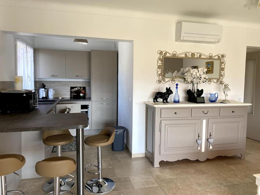 Agreable Appartement Vue Mer Les Issambres Eksteriør bilde